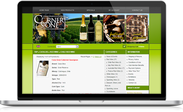 Cornerstone Wines Website Design & Development by CMYK [Group]