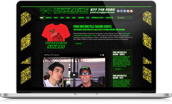PHUK Racing Website Design & Development by CMYK [Group]