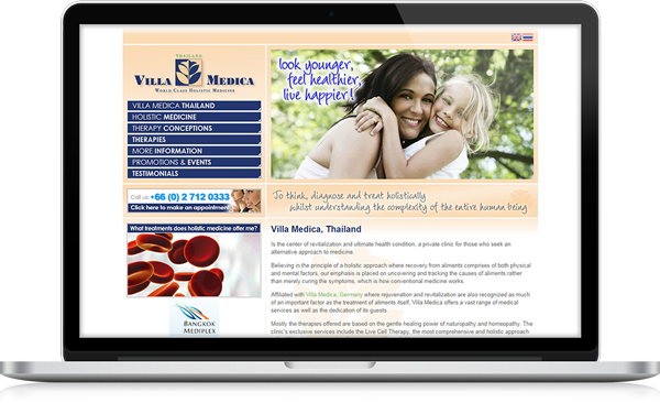 Villa Medica Website Design & Development by CMYK [Group]
